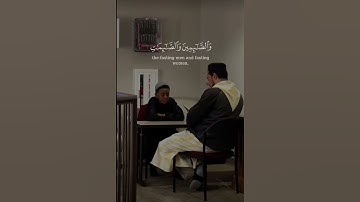 صوت جميل يملأ القلوب بالساكينه والطمأنينة. استمعوا إلى تلاوة هاذا الطفل الموهوب من سوره الأحزاب 