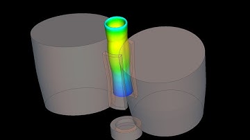 Finite Element - FEA Simulation of Metal Forming with Tube rolling