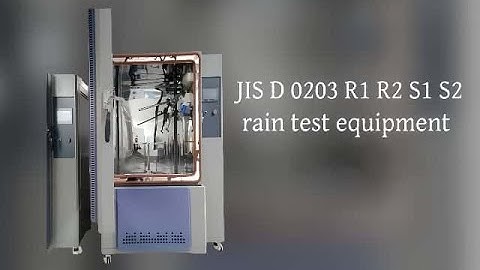 JIS D 0203 Rain Test Equipment for Automotive Parts