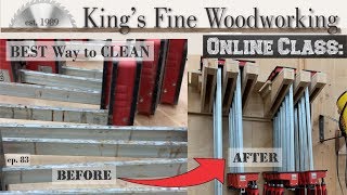 83 - How to Clean Dried Glue from Parallel Clamps and make them slide Better Than New