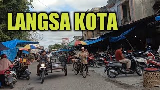 Suasana Pusat Kota Langsa Aceh, Langsa Kota Tahun Baru 2024