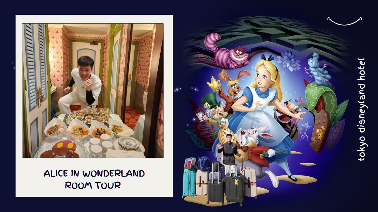 I stayed in Tokyo Disneyland Hotel (Alice in wonderland room) and ordered room service???