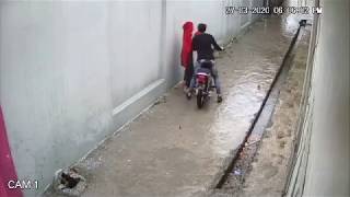 Couple Kissing Caught On Cctv Camera