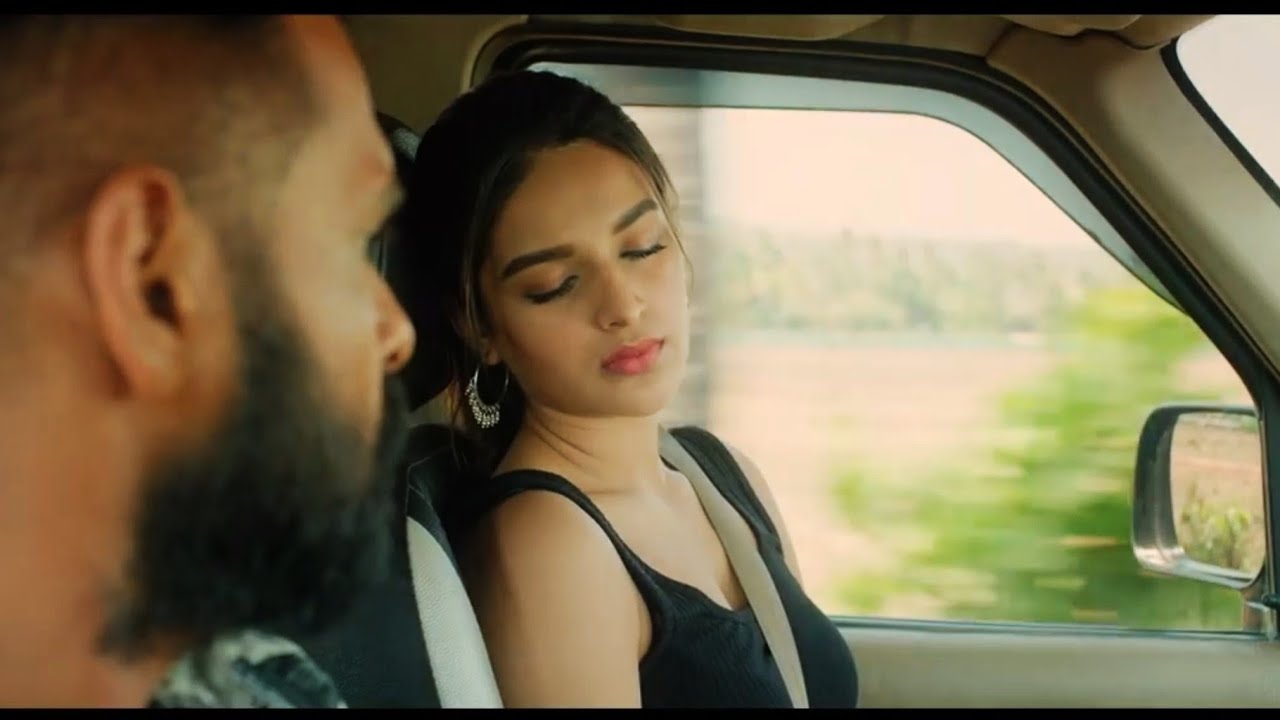 Nidhi agarwal hot scene in a car with ismart shankar | movie clip in hindi  HD - YouTube