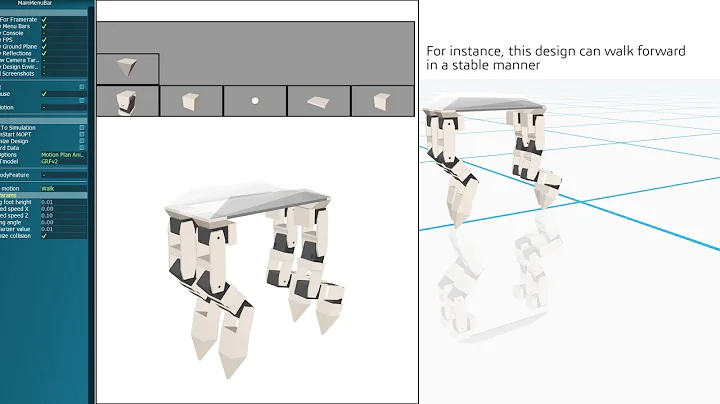 Interactive Co-Design of Form and Function for Legged Robots using the Adjoint Method