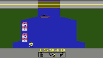 River Raid Gameplay Atari 2600