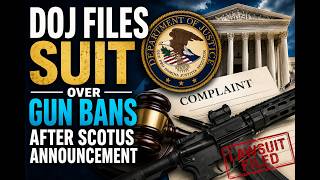 DOJ Files Suit Over Gun Bans After SCOTUS Announcement