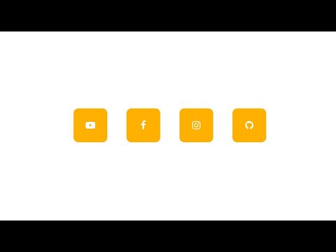 Social Media Icons Hover Effects CSS