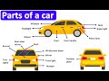 Parts of a car in English 🚙  | Learn with pictures