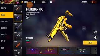 my free fire gun collection |PM BLOODY YT |
