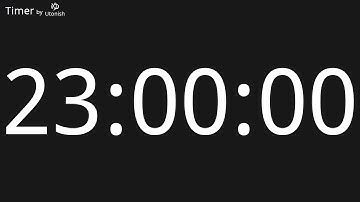 23 Hour Countdown Timer