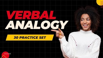 30 Verbal Analogy Questions with Explanation | Aptitude Practice for Exams & Placements #reasoning