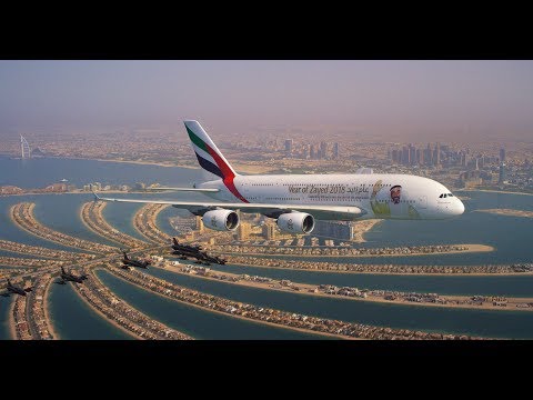 Together we soar | UAE National Day Formation Flight | Emirates, Etihad, flydubai & Air Arabia