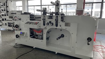 FPL320-2 2 Color Flexo Printing Machine With 2 Set Rotary Die Cutting, For Perforation Line Label