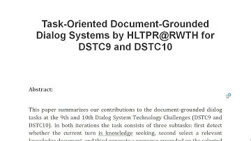 Task Oriented Document Grounded Dialog Systems by HLTPR@RWTH for DSTC9 and DSTC10