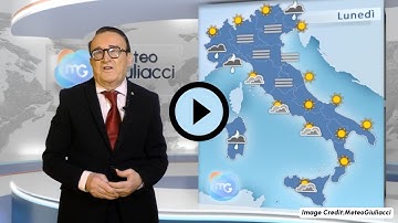 Weather forecast for Monday, December 15th. First signs of deterioration.