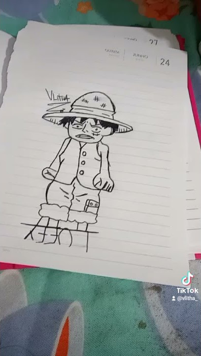 DRAW LUFFY REBAIXADO 3D #luffy #luffyonepiece #luffyrebaixado