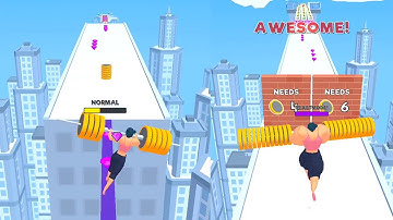 Weight Runner 3d Gameplay New Update (ios/android) - Level (1-5)