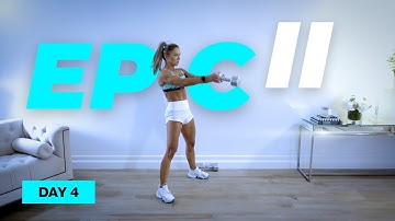 Cardio Dumbbell Full Body Workout / Core Focus | EPIC II - DAY 4