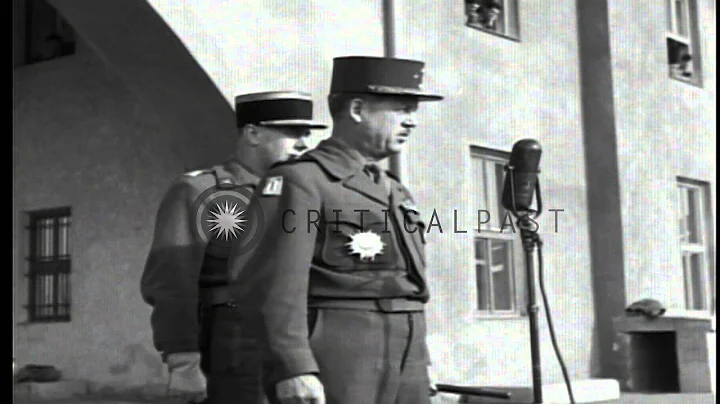 French General Marie Emile Antoine Bethouart prese...