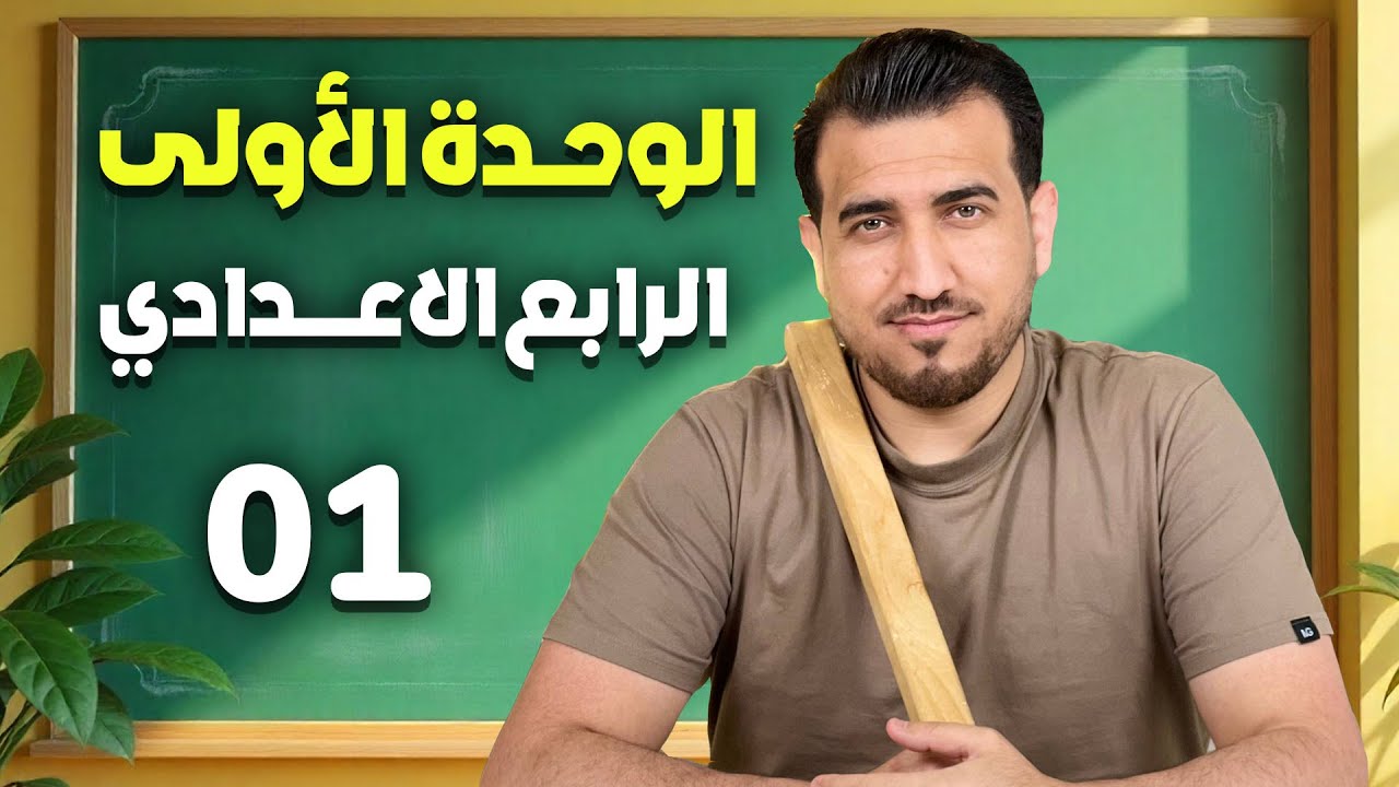 01 - كلمات ومعاني الوحدة الاولى | دفعة 2026 | الرابع الاعدادي | ا.محمد النوفلي