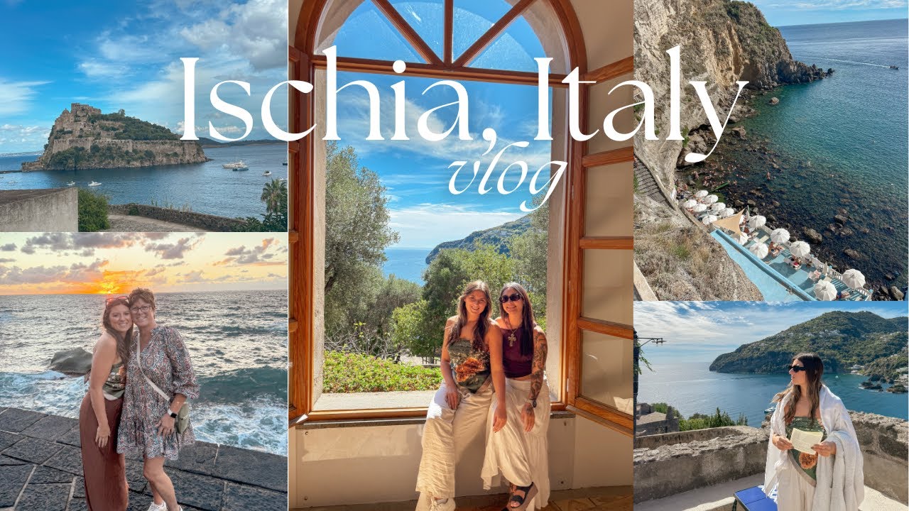 Exploring the island of Ischia, Italy vlog - Beach clubs, castles, and lots of pizza!
