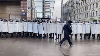 Митинг в Петербурге 31 Января!! Задержания!! Шествие!! Акции протеста!!
