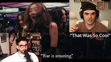 STREAMERS REACT TO Valkyrae, Fuslie & Ylona Garcia - Echoes (Official Music Video)