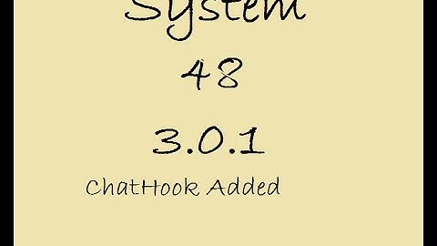 ROBLOX Exploit ShowCase: System 48 3.0.1 ChatHook