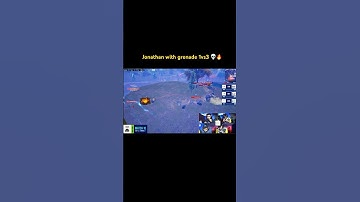 Jonathan with grenade again 1Vs3 clutch bmsd 💀🔥
