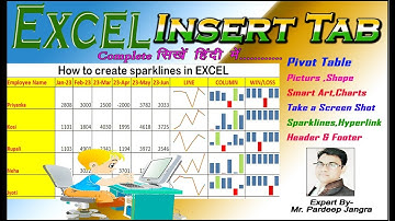 Excel Insert Tab | Complete Insert Tab Use in Hindi | Advance Excel For Beginners in Hindi