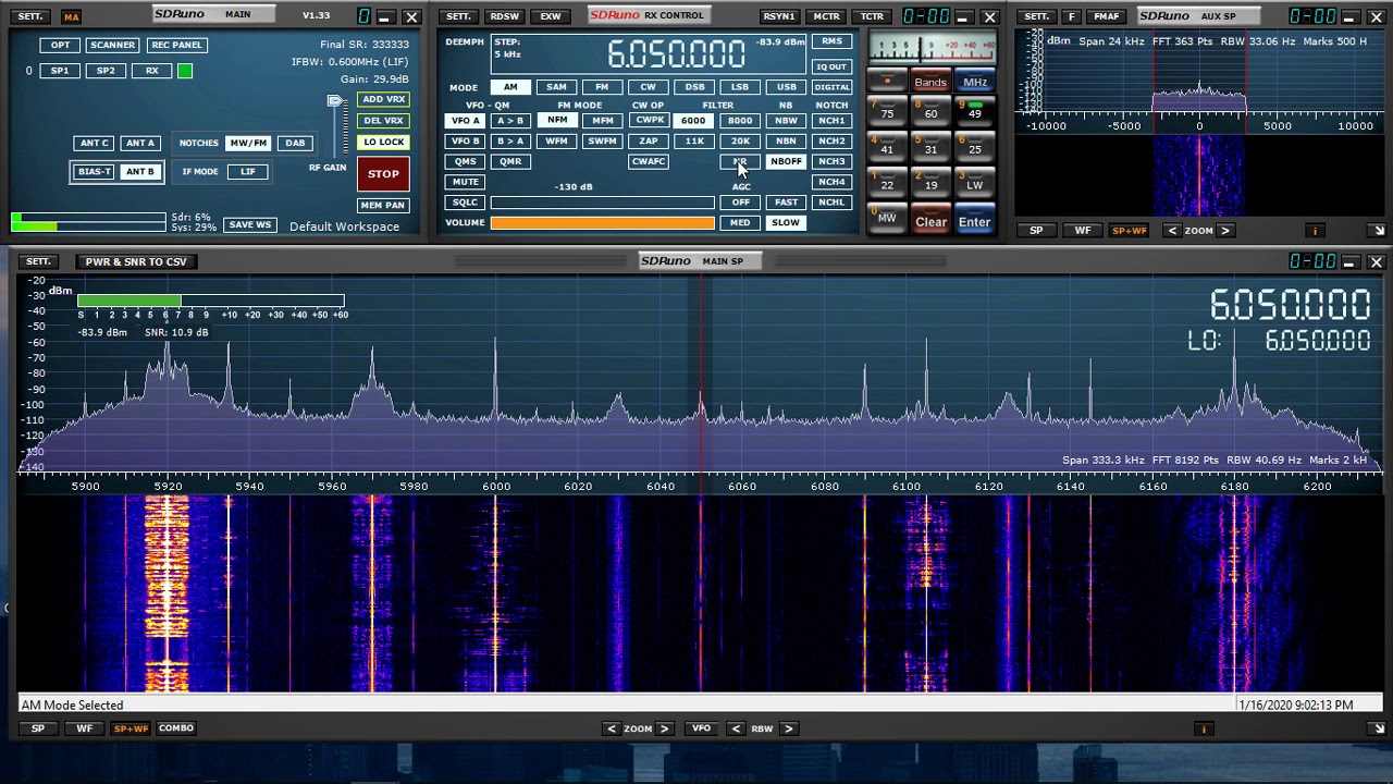 MLA30 Active Loop Antenna Shortwave broadcast HCJB from Quito