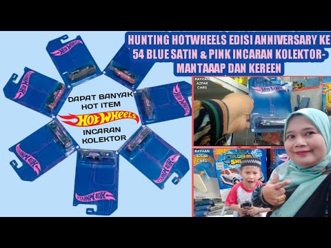 Hunting Hotwheels Edisi Anniversary Ke 54 Blue Satin & Pink incaran para kolektor - KEREN BANGET