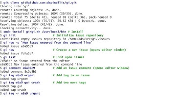Managing issues with Git (deprecated version)
