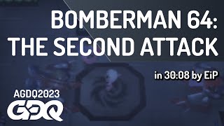 Bomberman 64: the Second Attack by EiP in 30:08 - Awesome Games Done Quick 2023