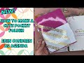 NEW! How to make Cute &amp; Easy Dashboard pockets for your A5 Rings Planner | Erin Condren A5 Agenda
