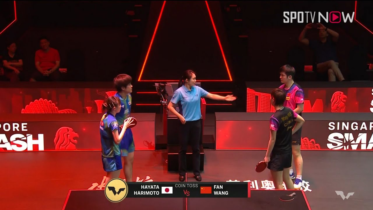 [WTT] FAN & WANG vs HARIMOTO & HAYATA H/L WTT Singapore Smash 2023
