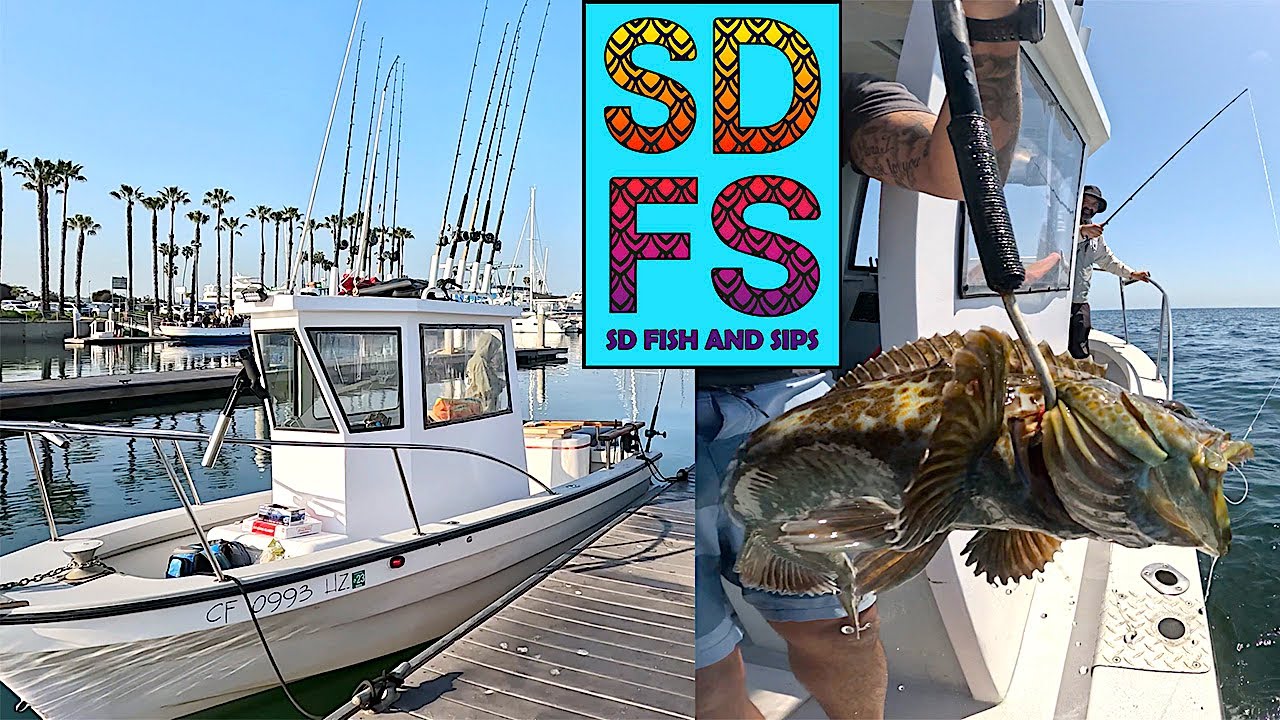 Fishing Los Angeles & Malibu, Deep Water Rockfish with Electric Reel &  Lingcod