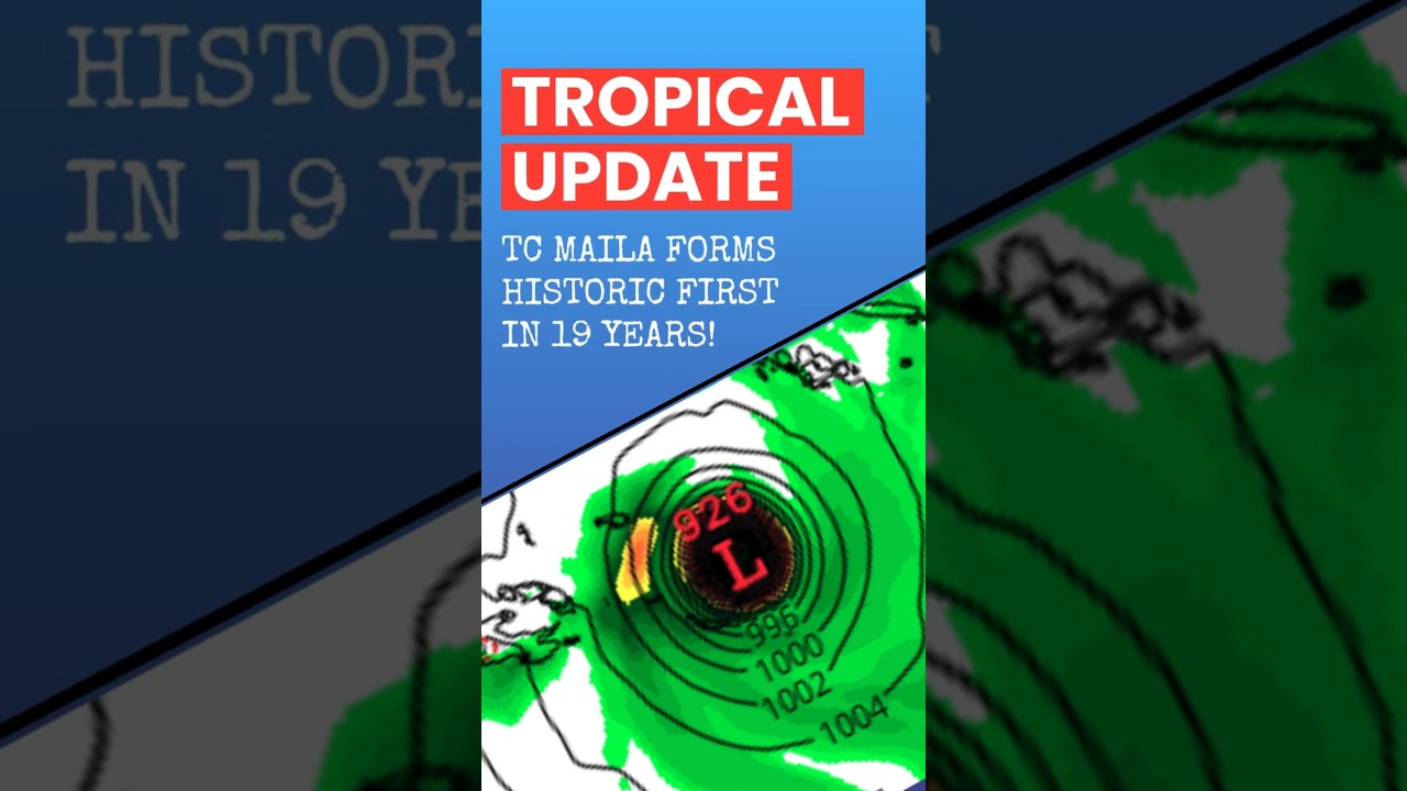 Tracking MAILA: Historic Cyclone to Strengthen Rapidly... #weather #cyclone #forecast