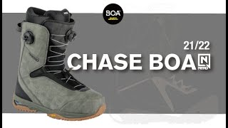 ナイトロ ブーツ 21-22 NITRO BOOTS CHASE BOA 【チェイスボア】(日本語字幕入り）ナイトロ社が提案する究極のダブルボアブーツです。他社のダブルボアブーツとの違いとは！？