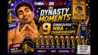 NBA2k55 Live | 9 Consecutive NBA Championships | Dynasty Moments |    nbalive #nba #basketball screenshot 2