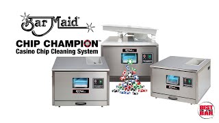 CHIP CHAMPION Casino Chip Cleaning System Resimi