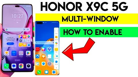 Honor X9c Multi-Window Mode how to enable 2025 #HonorX9c