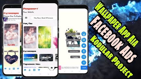 High Quality Wallpaper Aia File With Facebook Ads. Kodular Project. Free Kodular Aia File.