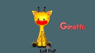 Learn animal names with CHARACTER FORMATION (Giraffe)