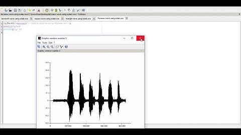 ECC 3403 Square Wave, Triangle Wave, Sawtooth Wave in Scilab