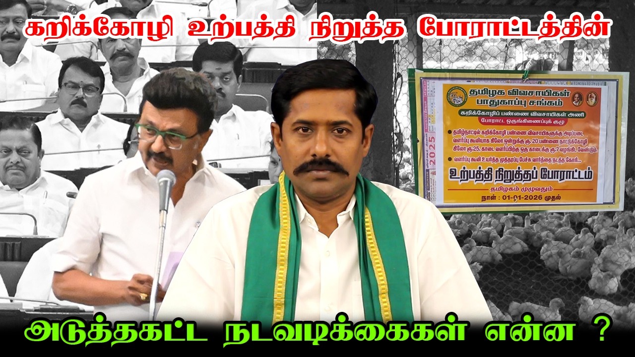 கறிக்கோழி போராட்டத்தின் அடுத்தகட்ட நடவடிக்கைகள் என்ன ?