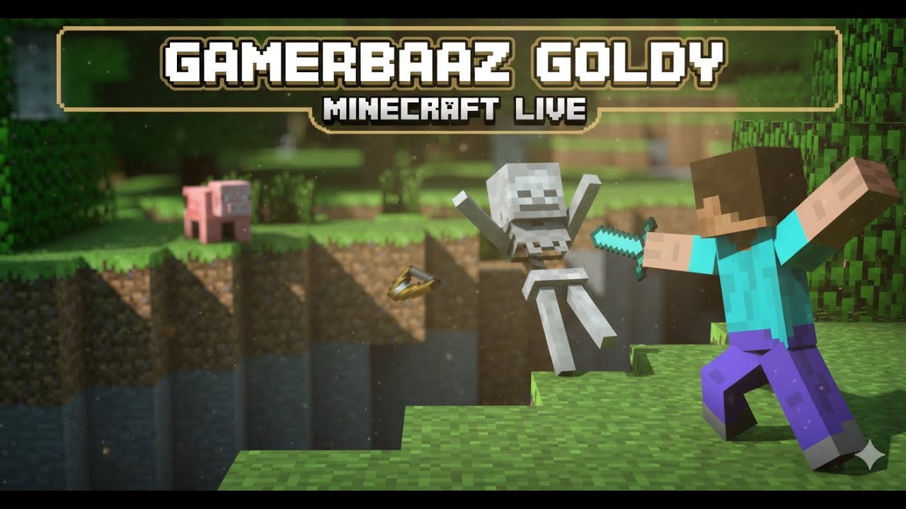 ROAD TO 500 SUBS. | MINECRAFT LIVE PUBLIC SMP 24/7 ONLINE | GAMERBAAZ GOLDY 