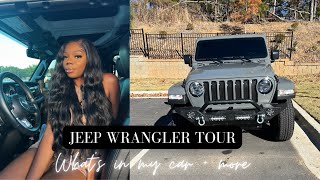 2021 Jeep Wrangler Sahara Unlimited JL: Car Tour | Whats Inside My Car ? | How I feel About My Jeep