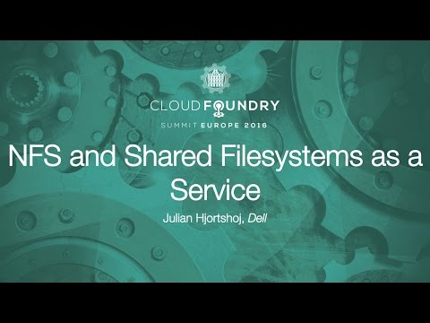 NFS and Shared Filesystems as a Service - Julian Hjortshoj, Dell